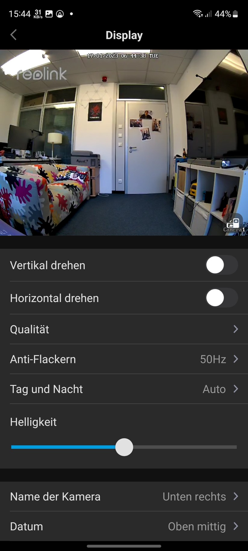 Reolink E1 Zoom: Einstellungen
