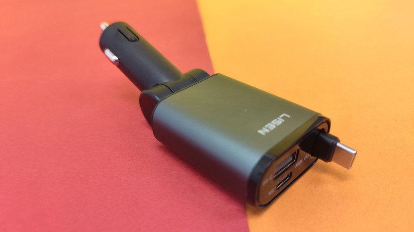 Das USB-Ladegerät Lisen 57 W für den Zigarettenanzünder