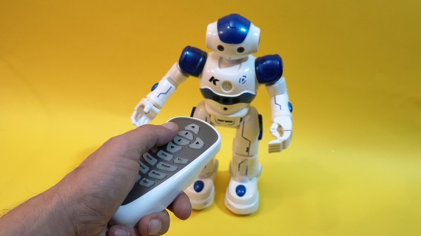 Die ferngesteuerten Roboter können lediglich ein paar vorprogrammierte Bewegungsabläufe.