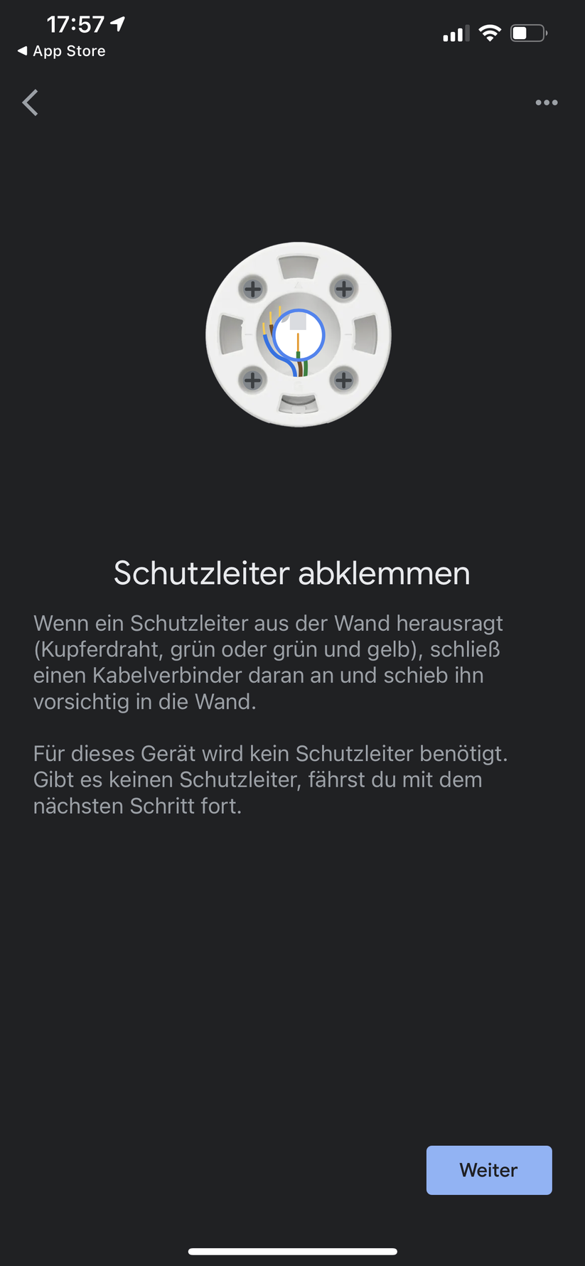 Google Home App für Nest Floodlight 