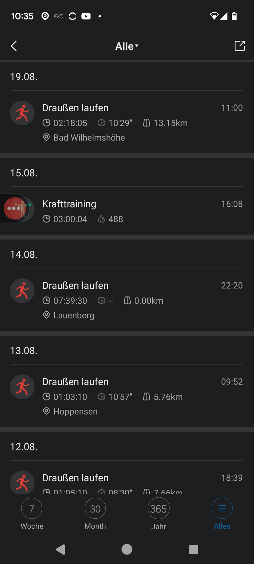 Zapp-App von Amazfit