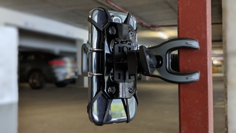 Die stabile Klammer lässt viele Einsatzzwecke zu.