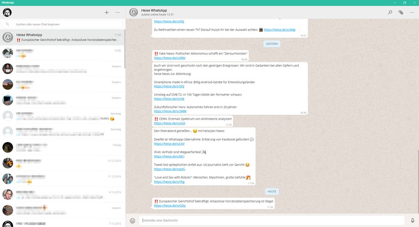 WhatsApp am PC nutzen