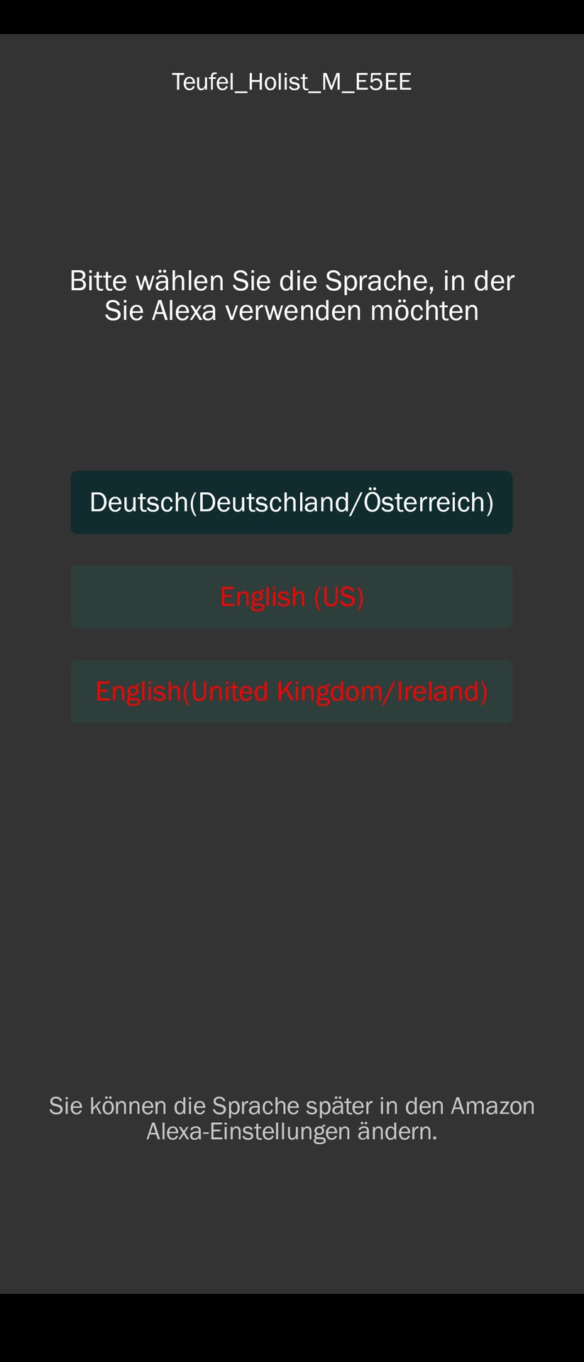 Teufel Holist M - Bilder App
