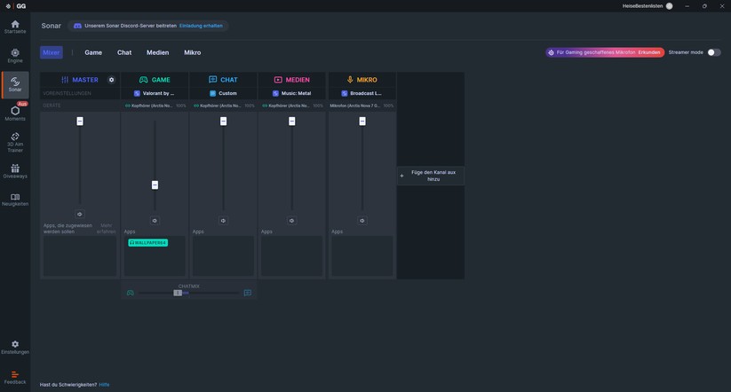 Steelseries Arctis Nova 7 Wireless Gen 2 - Bilder App 