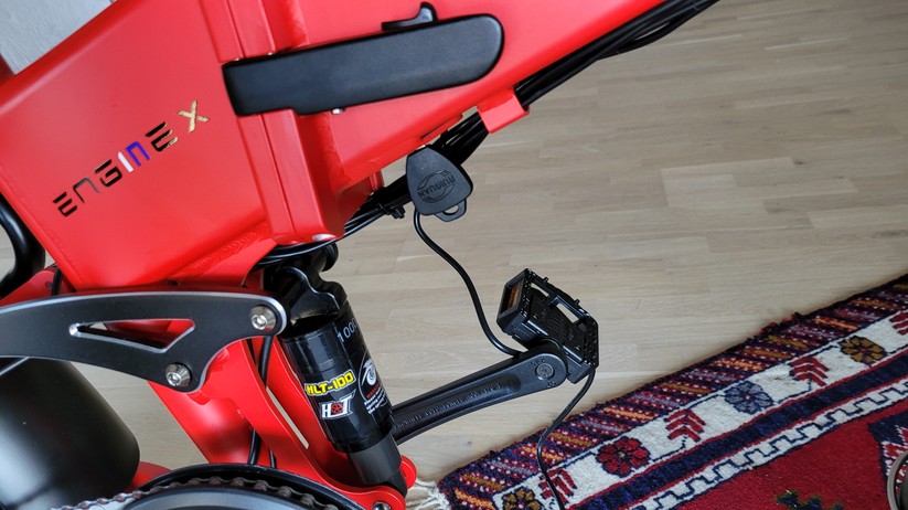  Faltbares E-Fatbike mit Doppelfederung und ergonomischer Sitzposition