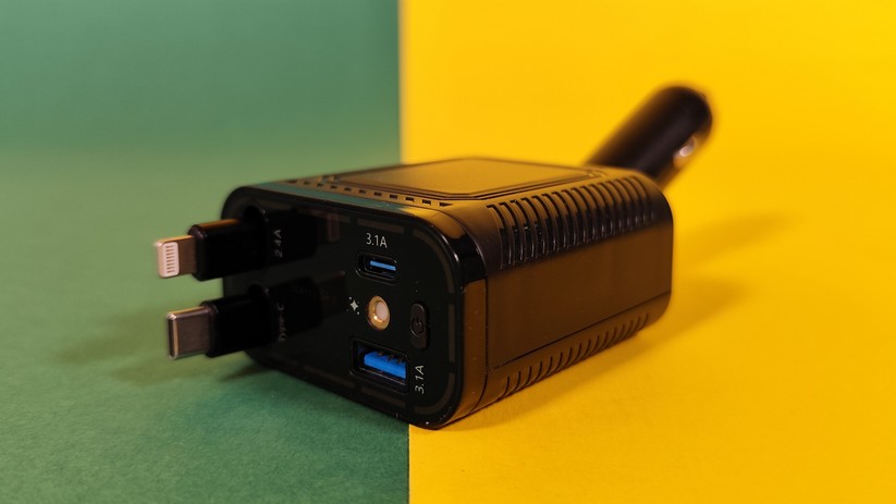 AmazeFan 4-in-1 USB-Ladegerät für den Zigarettenanzünder