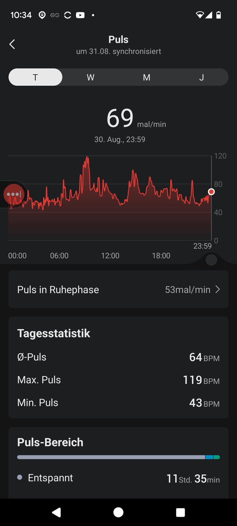 Zepp-App von Amazfit