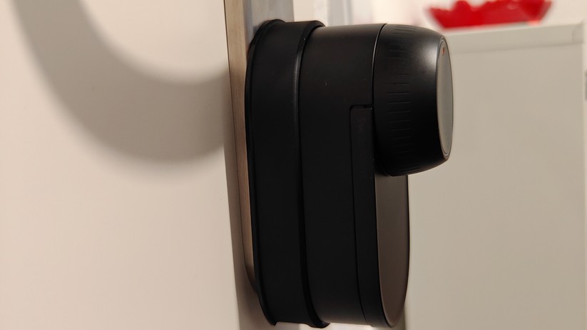 Switchbot Lock Ultra mit Keypad Vision: Montage Schloss
