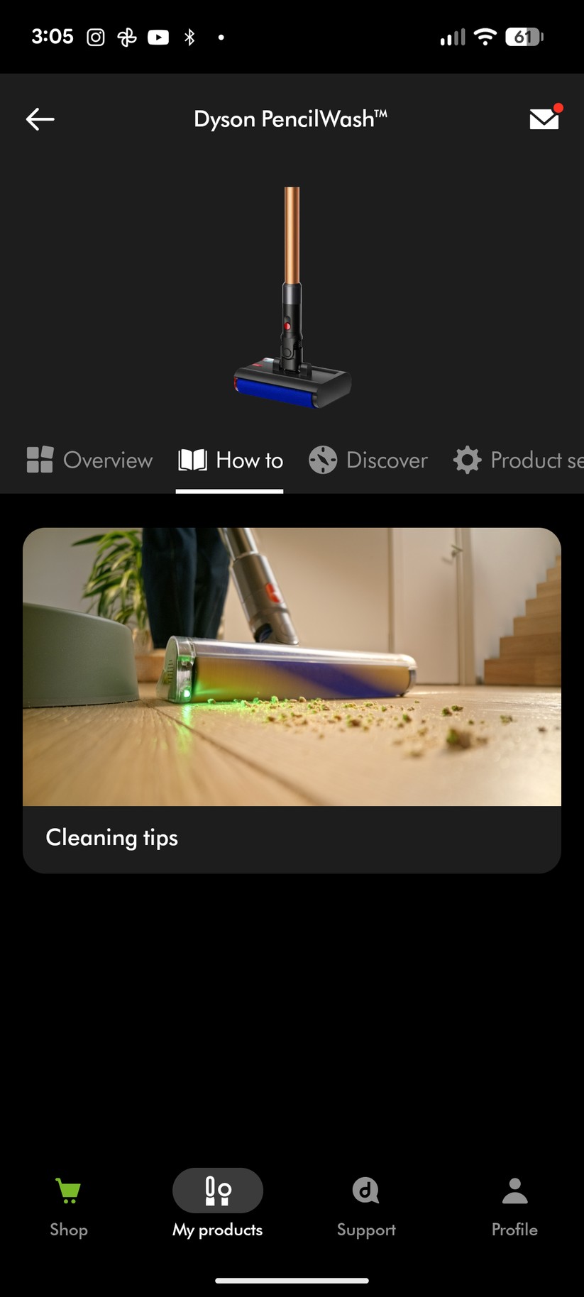 Dyson Pencilwash – Bilder App