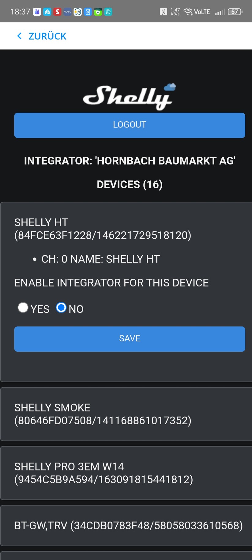 Smart Home by Hornbach: Einrichtung und Anlernen von Geräten