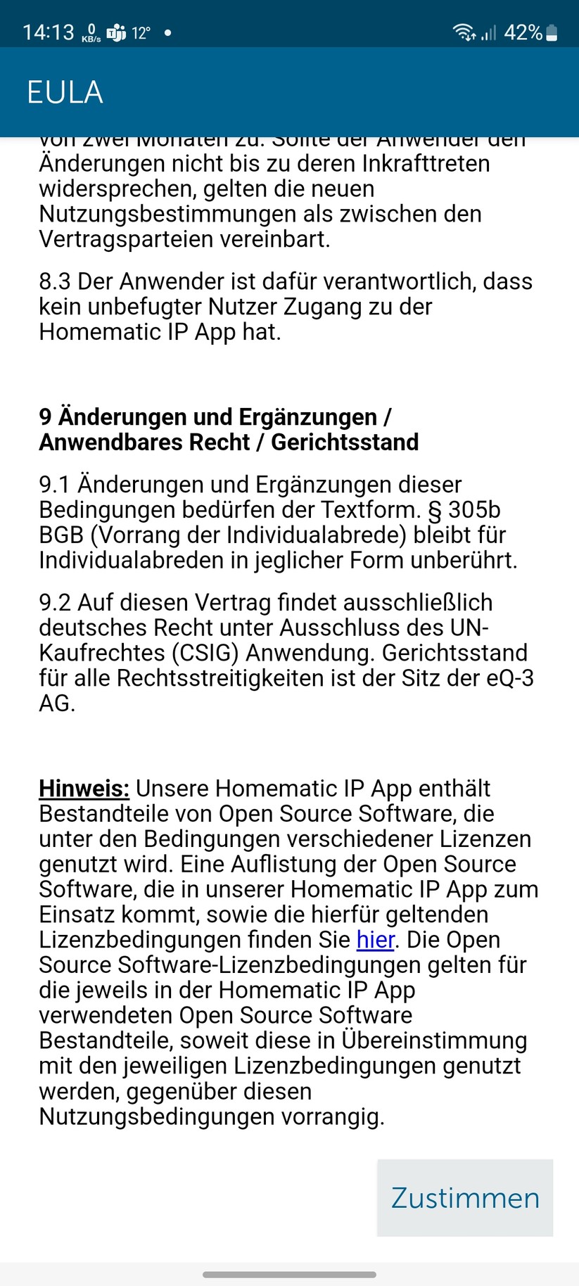  Inbetriebnahme mit App