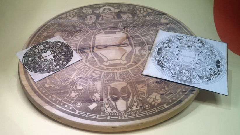 Das gleiche Motiv in verschiedenen Ausführungen.