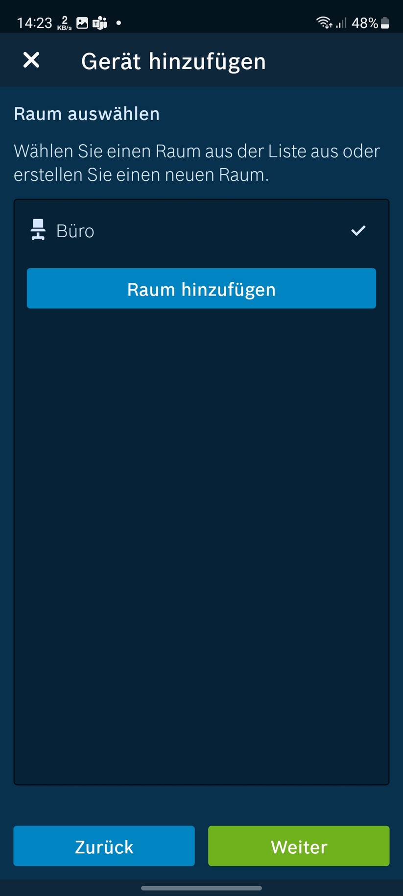 Bosch Heizkörper-Thermostat II: App