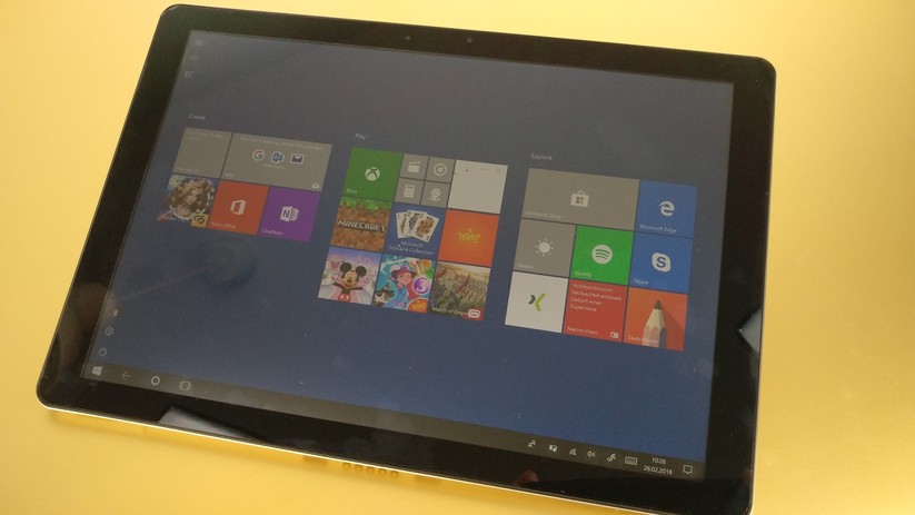 Das Display reagiert gut auf Eingaben.