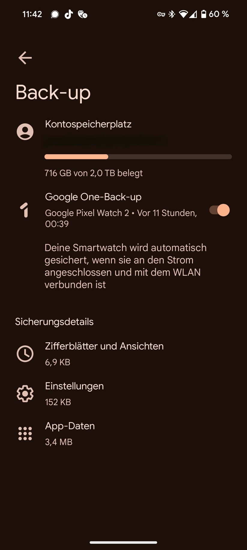 Verknüpfung mit dem Android-Smartphone und Backup-Funktion