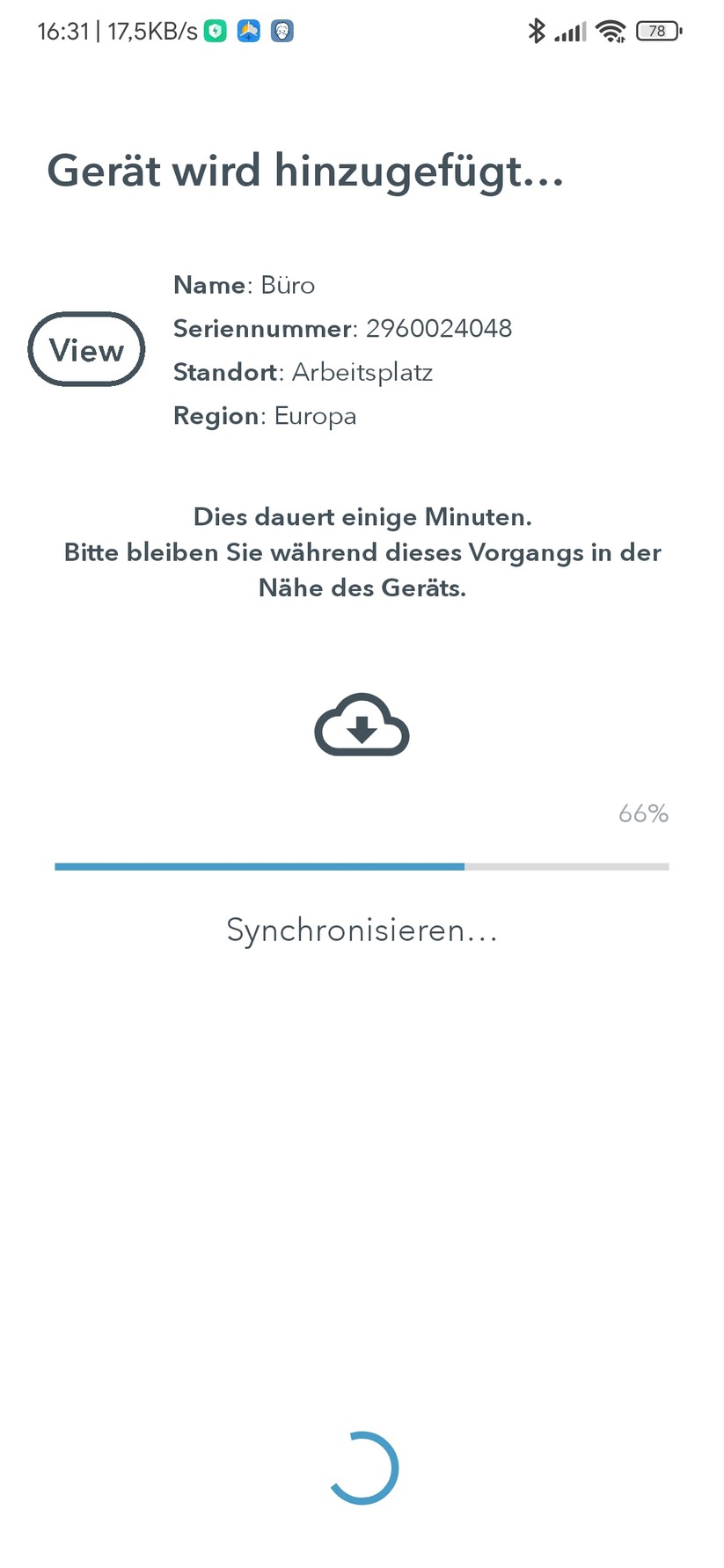 Airthings View Plus: App