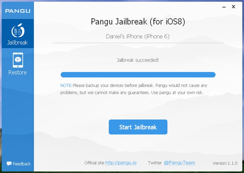 10. Jailbreak ist fertig