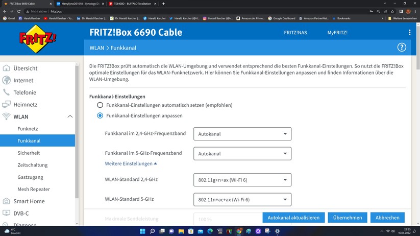 Fritzbox 6690 Cable - Konfiguration 