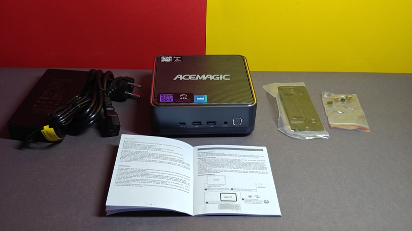 Mini-PC Acemagic F2A mit Intel Core Ultra 5 125H oder mit Core Ultra 7 155H, 32 GB RAM, 1 TB-NVMe-SSD