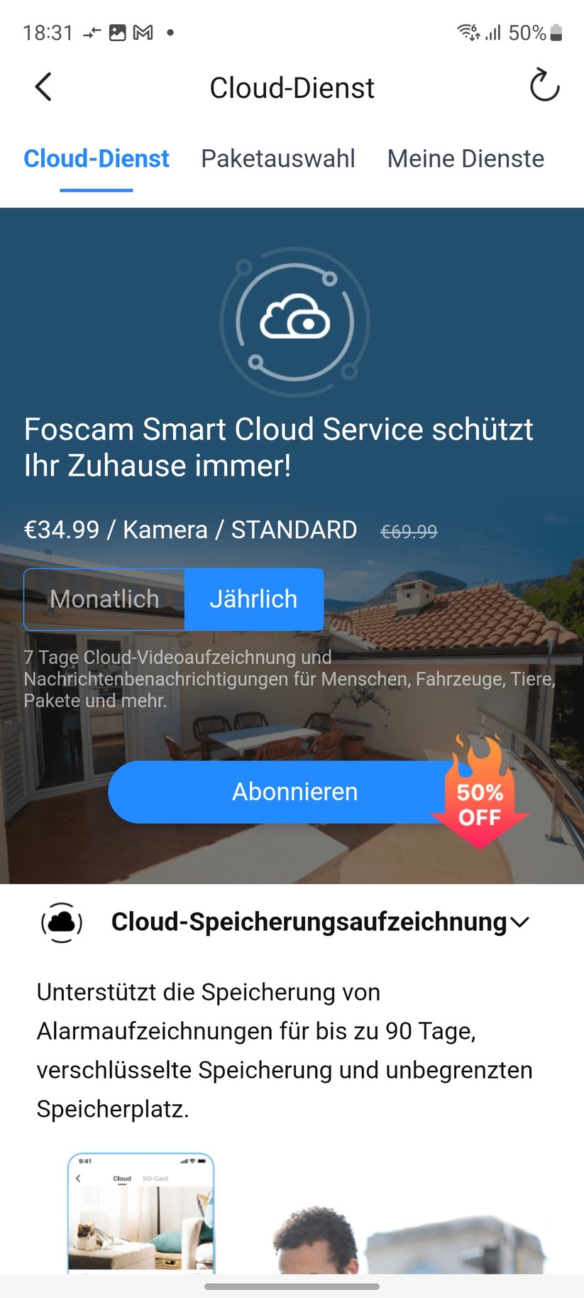 Foscam C5M 3K: Für die Steuerung der Überwachungskamera gibt es auch eine Desktop-Anwendung. Außerdem können Anwender dank Onvif-Support die C5M 3K auch mit Synology Surveillance Station betreiben und in Smart-Home-Zentralen wie Home Assistant einbinden.