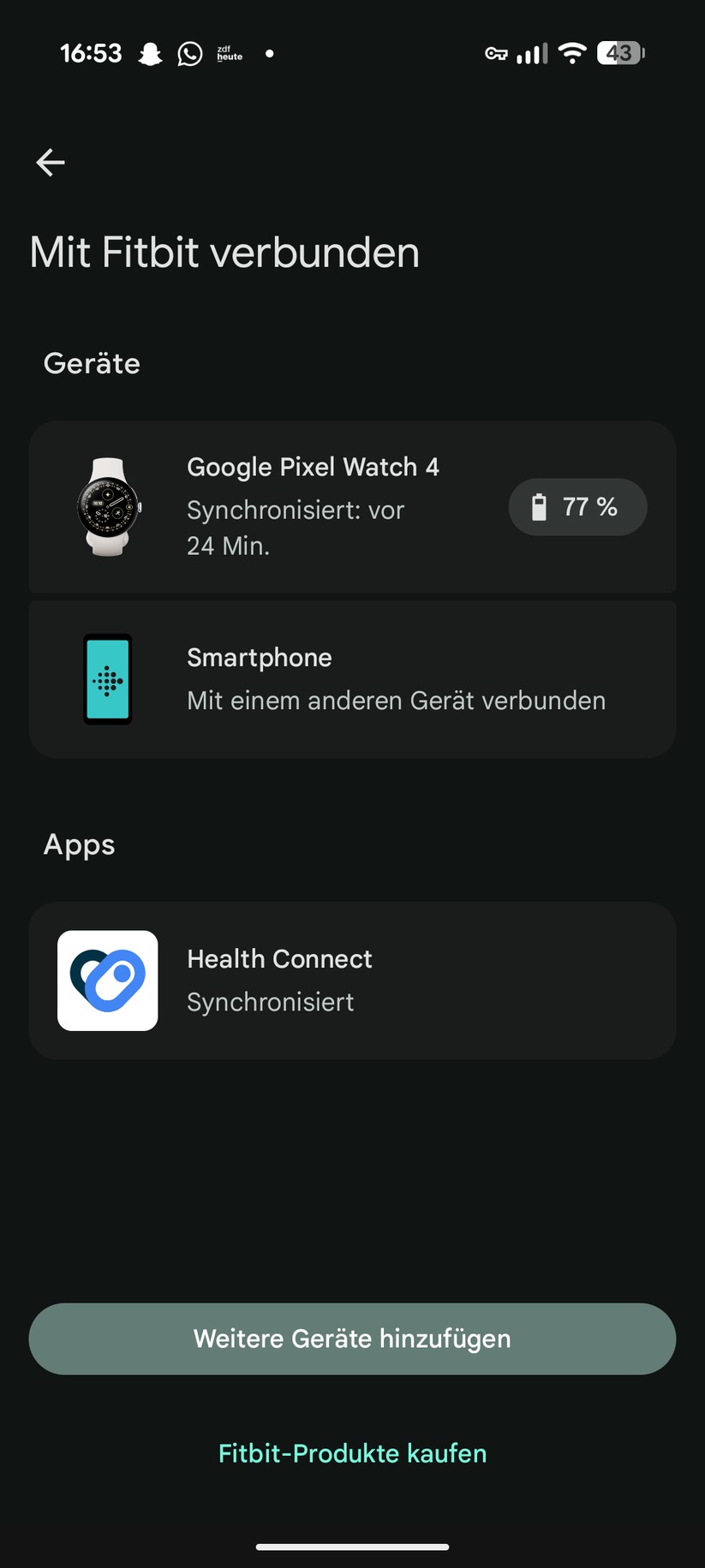 Google Pixel Watch 4 – App