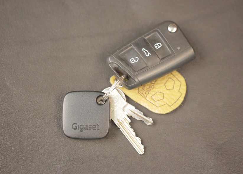 Anders als der Gigaset Keeper, hat der G-Tag keinen Knopf für die Smartphone-Suche,
