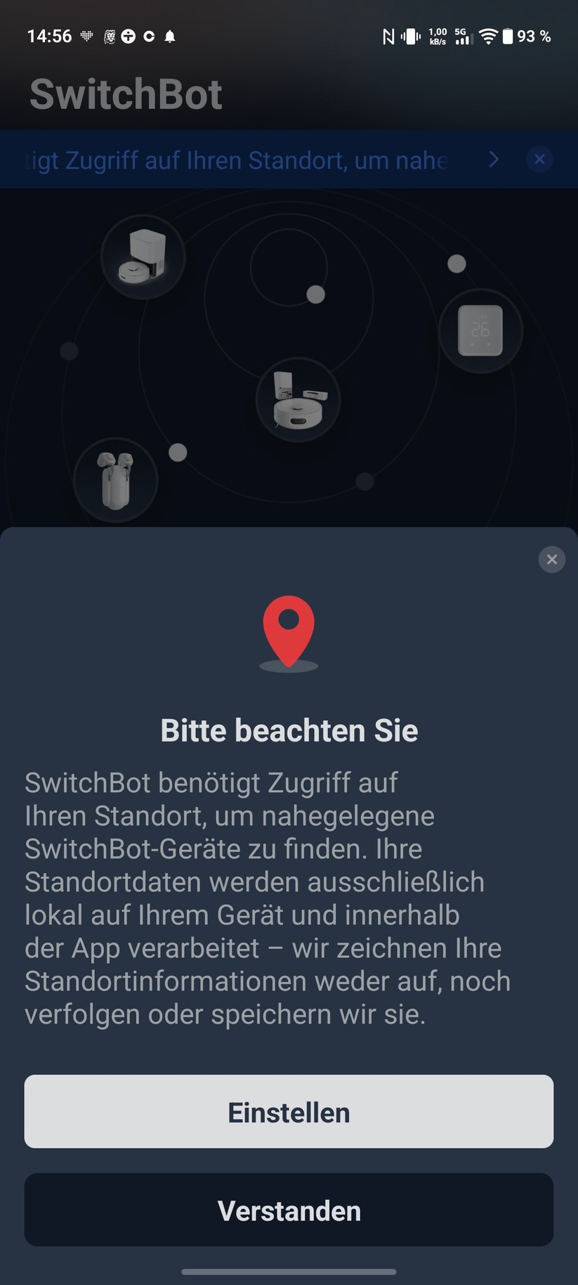 SwitchBot Standventilator mit Akku Screenshot