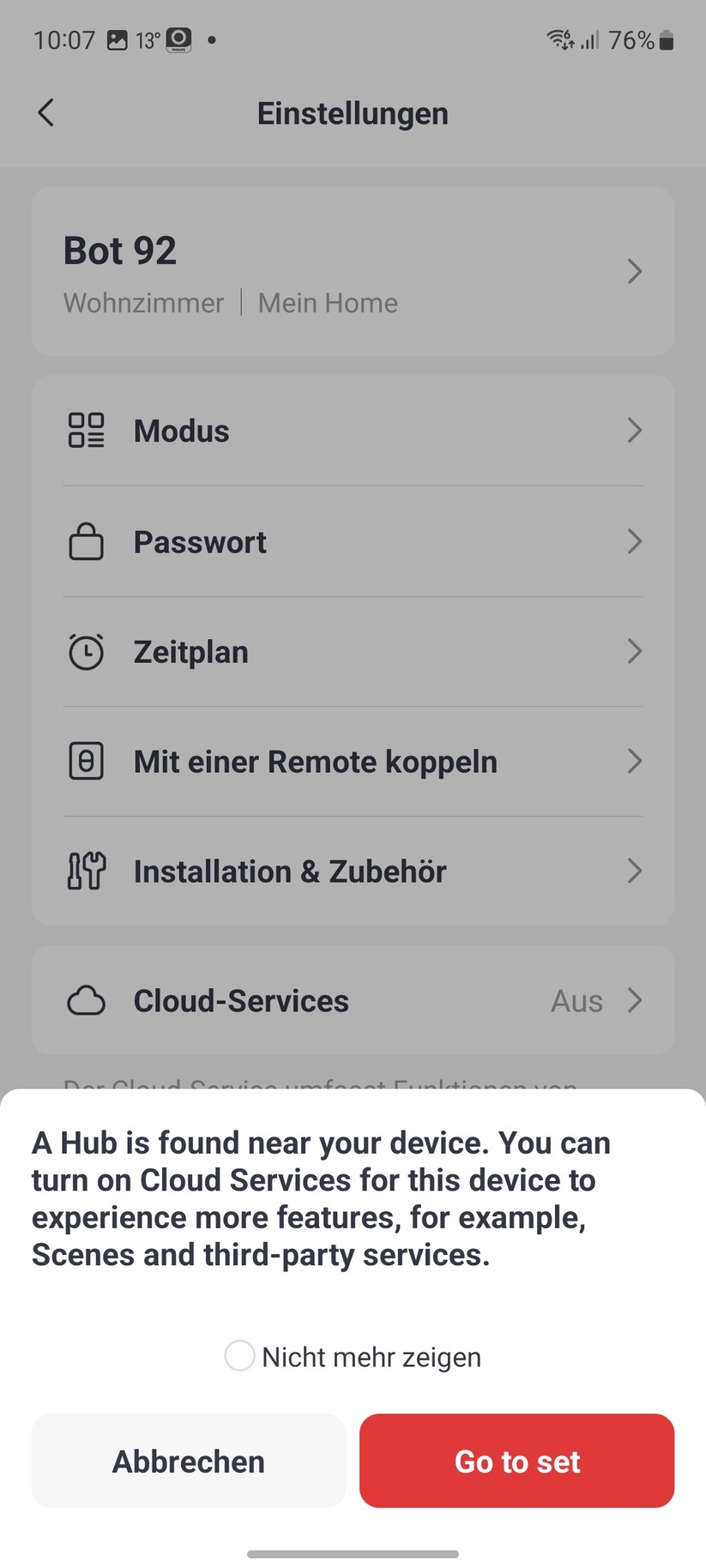 Die Einrichtung der Switchbot-Komponenten erfordert eine Registrierung. Ansonsten ist der Setup-Prozess sehr einfach. Während der Einbindung liefert die App informative Erklärungen, Grafiken und Videos zu den einzelnen Komponenten hinsichtlich Einrichtung, Konfiguration und Betrieb. Vorbildlich.