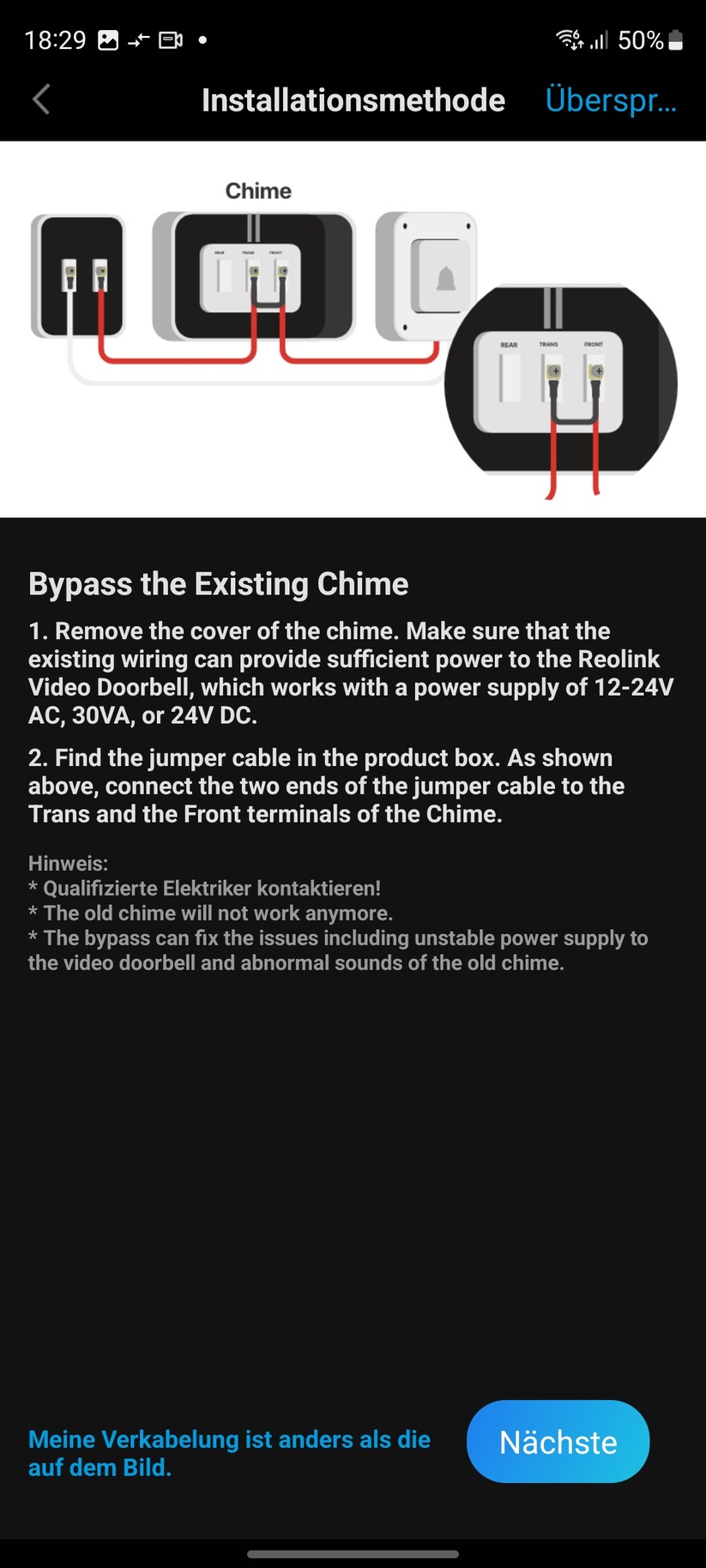 Reolink Video Doorbell: Mobile App und Smart-Home-Integration