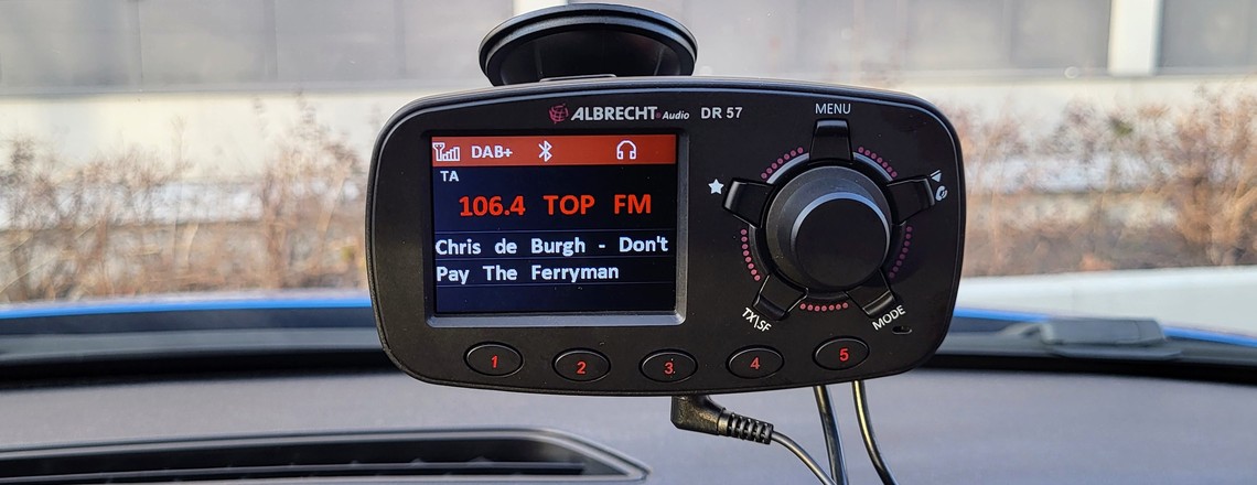 Albrecht DR 57 DAB+-Autoradio-Adapter