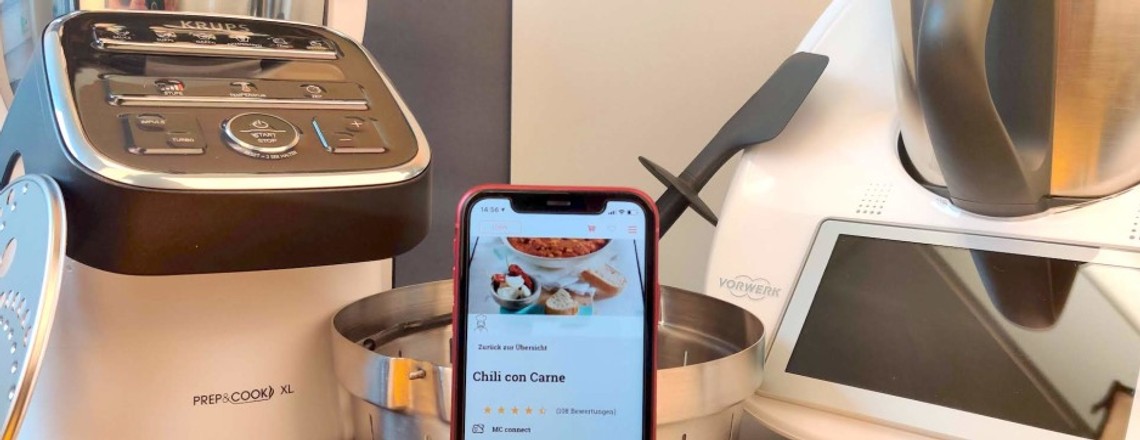 Test smarter Küchenmaschinen: Bosch, Thermomix, Krups & Co.
