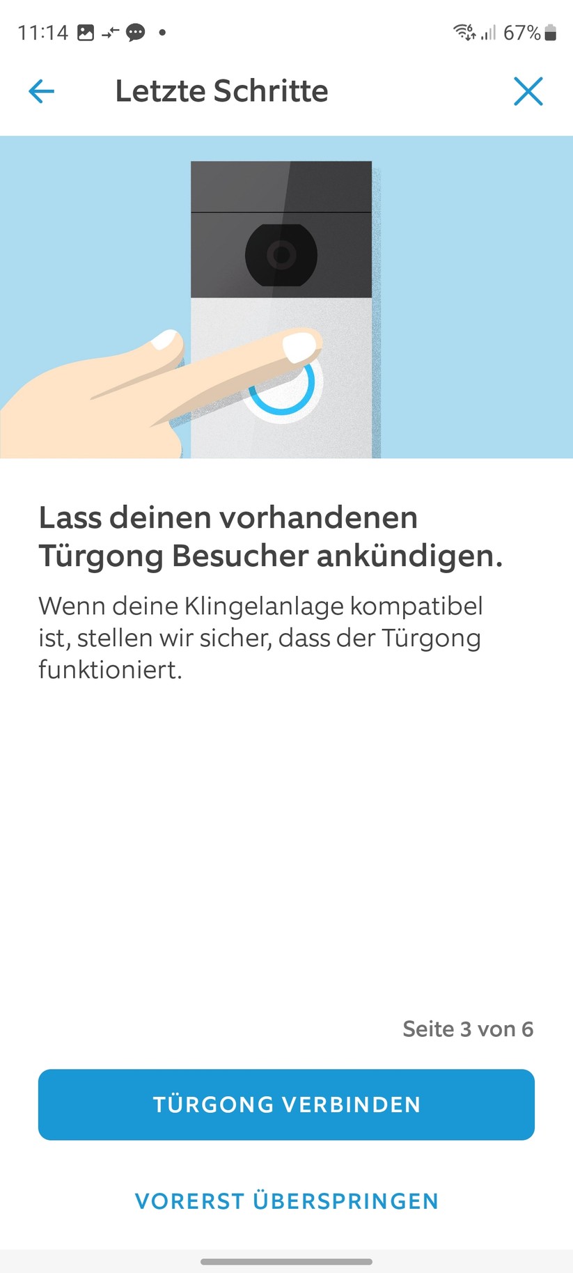 Die Ring-App erläutert nicht nur die Montage und Inbetriebnahme, sondern erklärt auch fast jede Funktion der Video-Türklingel – ideal für Anfänger.