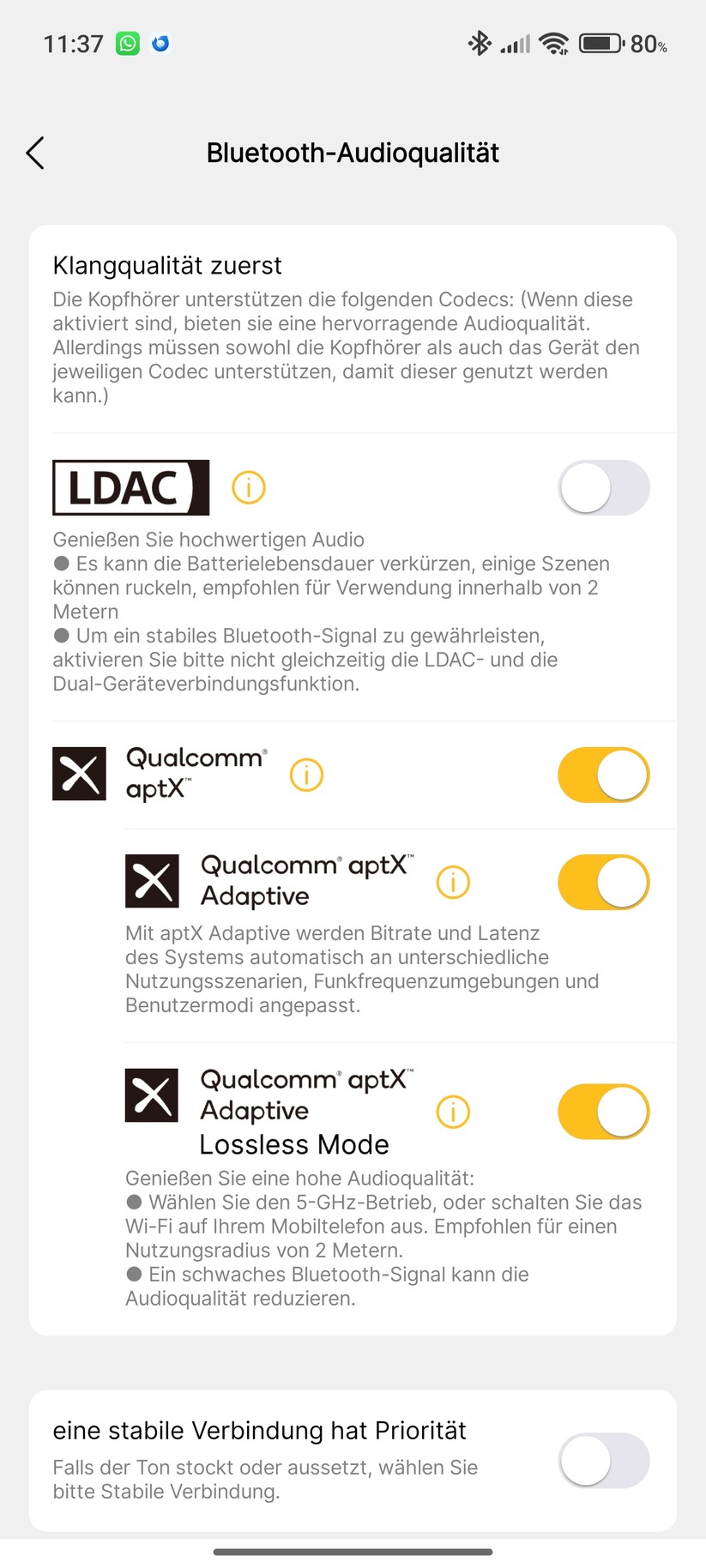 Earfun Air Pro 4+ Screenshot