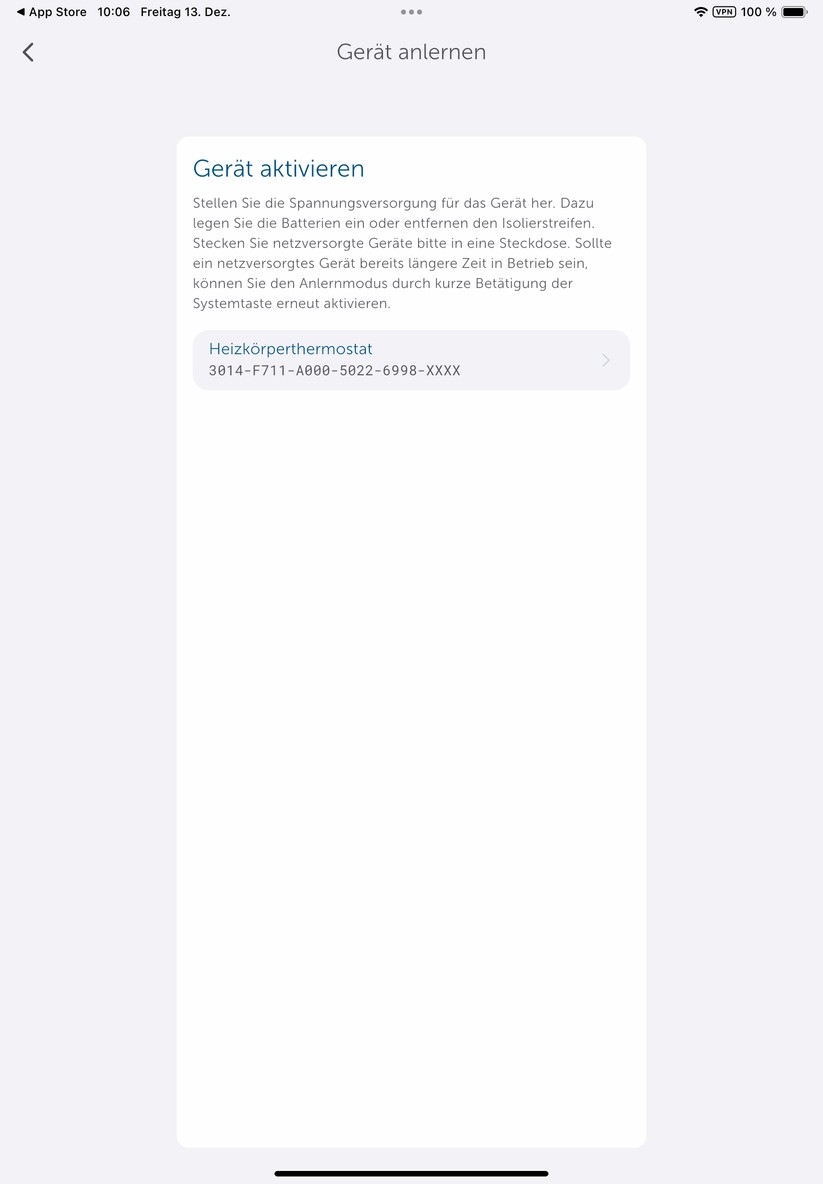  Koppelung des Thermostats