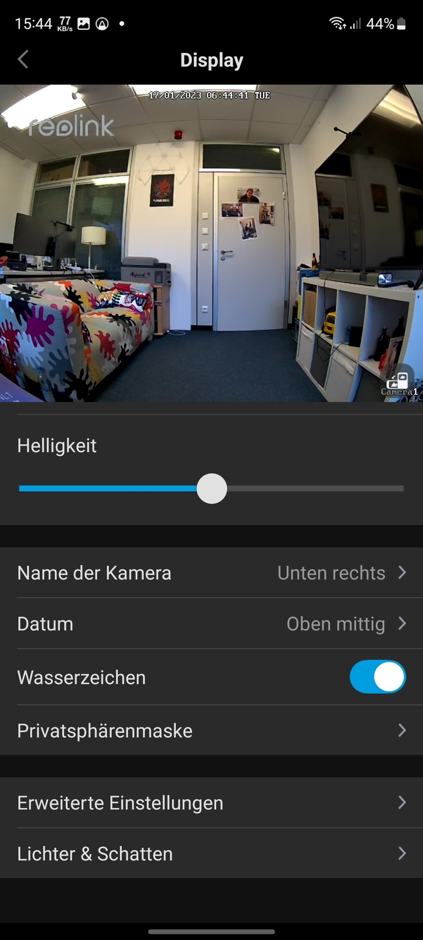 Reolink E1 Zoom: Einstellungen