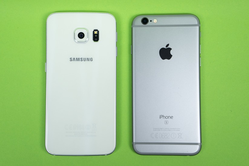 Beide Smartphone bestehen aus Glas und Metal…