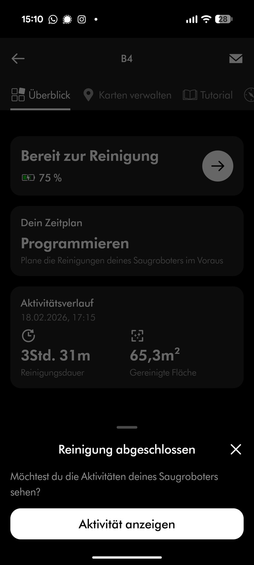Dyson Spot + Scrub AI – App & Einrichtung