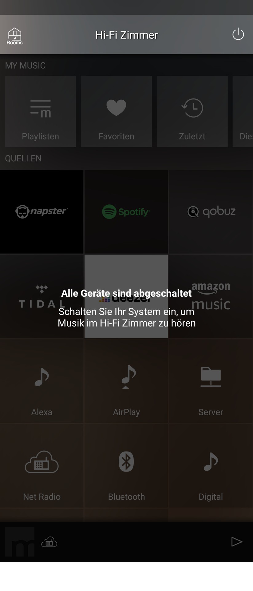 Yamaha Musiccast 50 - App