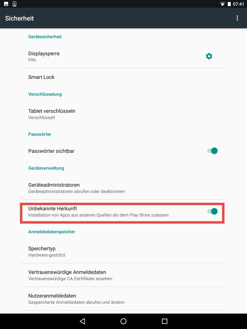 WhatsApp auf einem Android-Tablet installieren