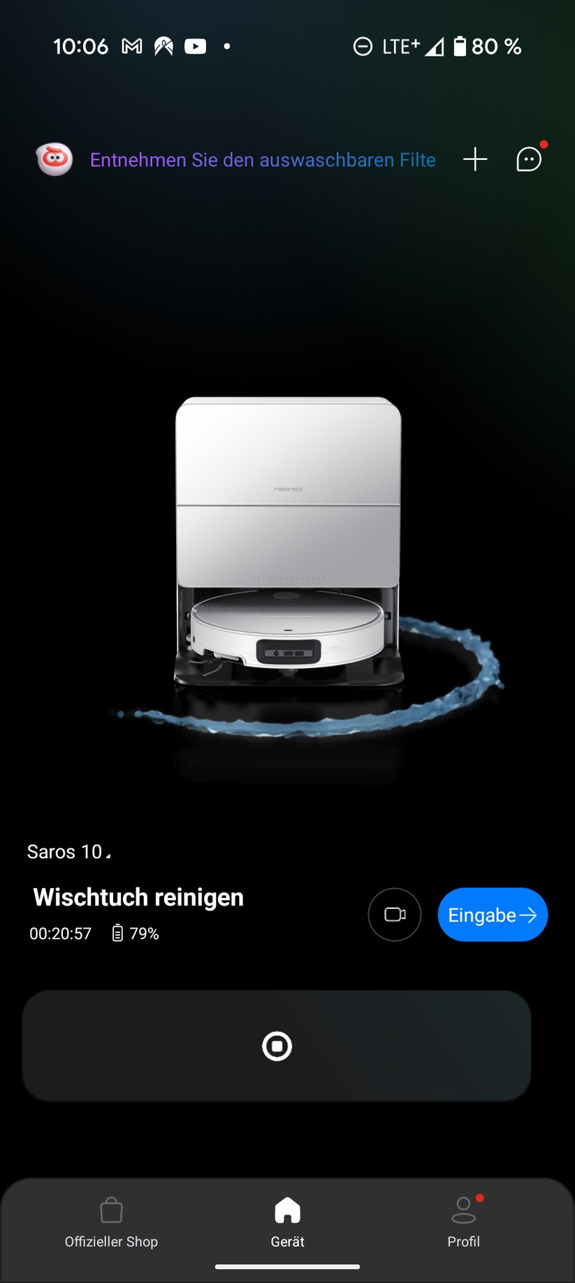 Roborock Saros 10 Screenshot