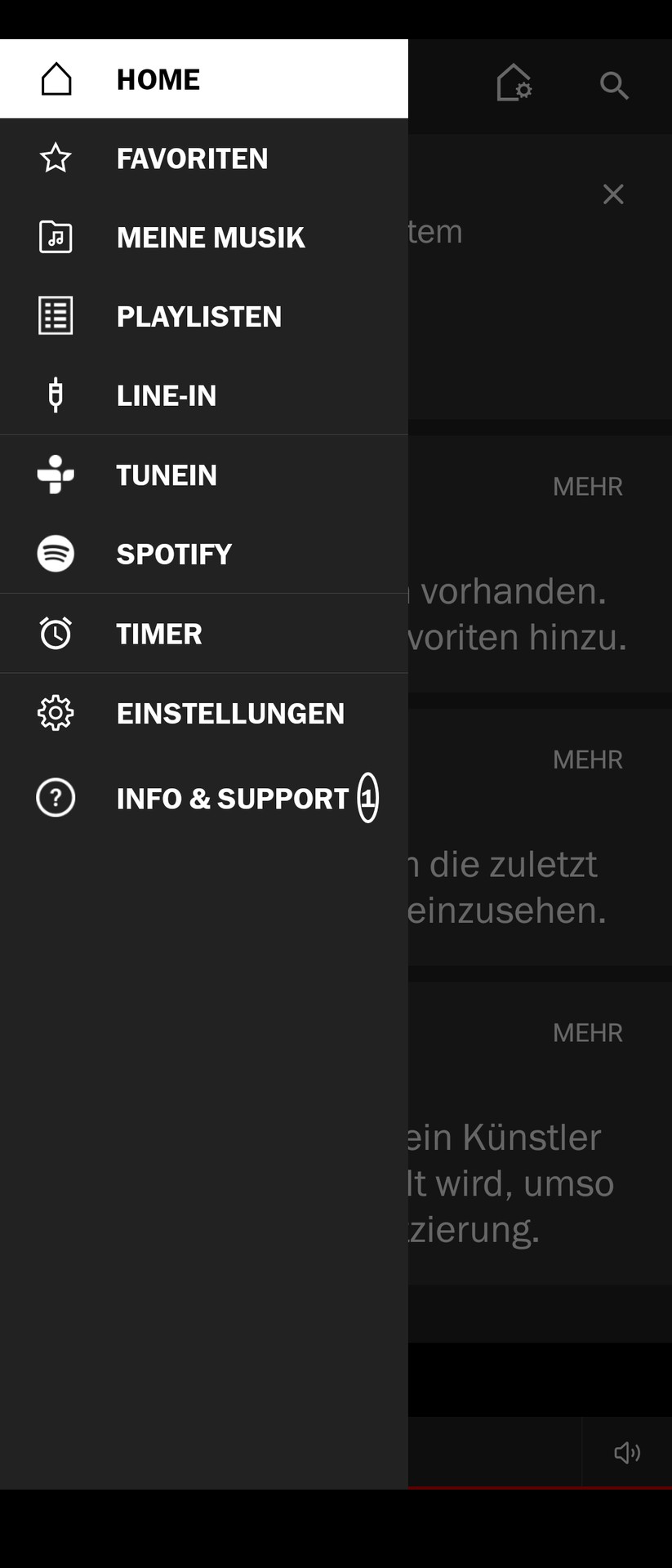 Teufel Streamer App