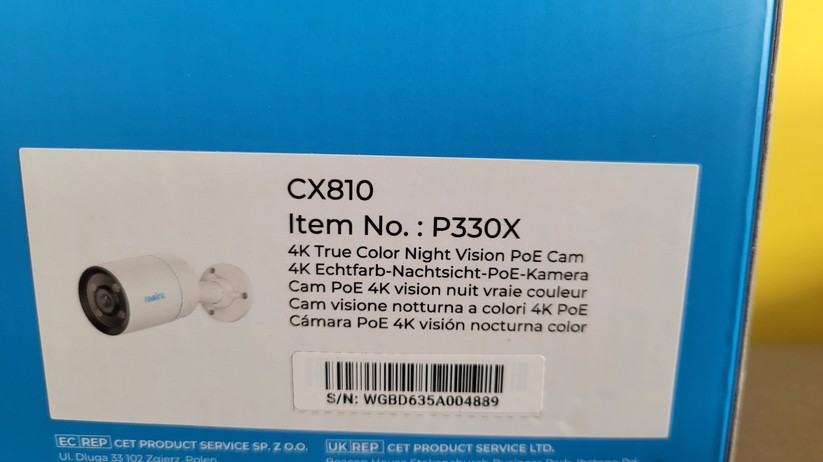 Reolink CX810: PoE-Überwachungskamera mit 4K-Auflösung, lichtstarkem Objektiv und HDR