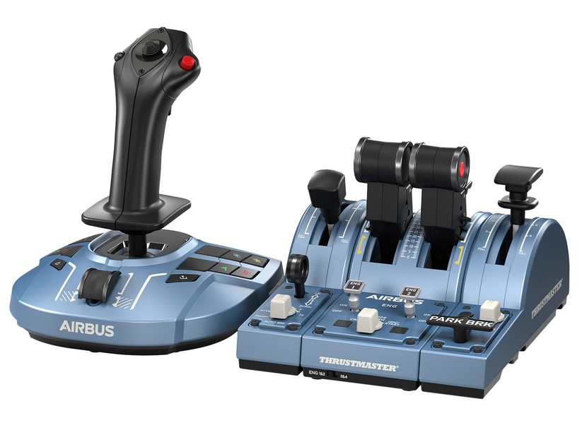 Dank Magnetsensoren ist der Thrustmaster TCA Captain Pack Airbus Edition besonders langlebig.