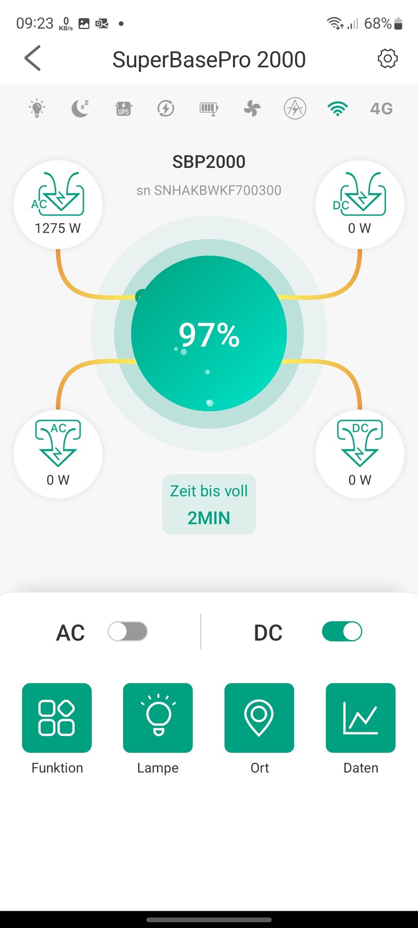 Zendure Superbase Pro: App