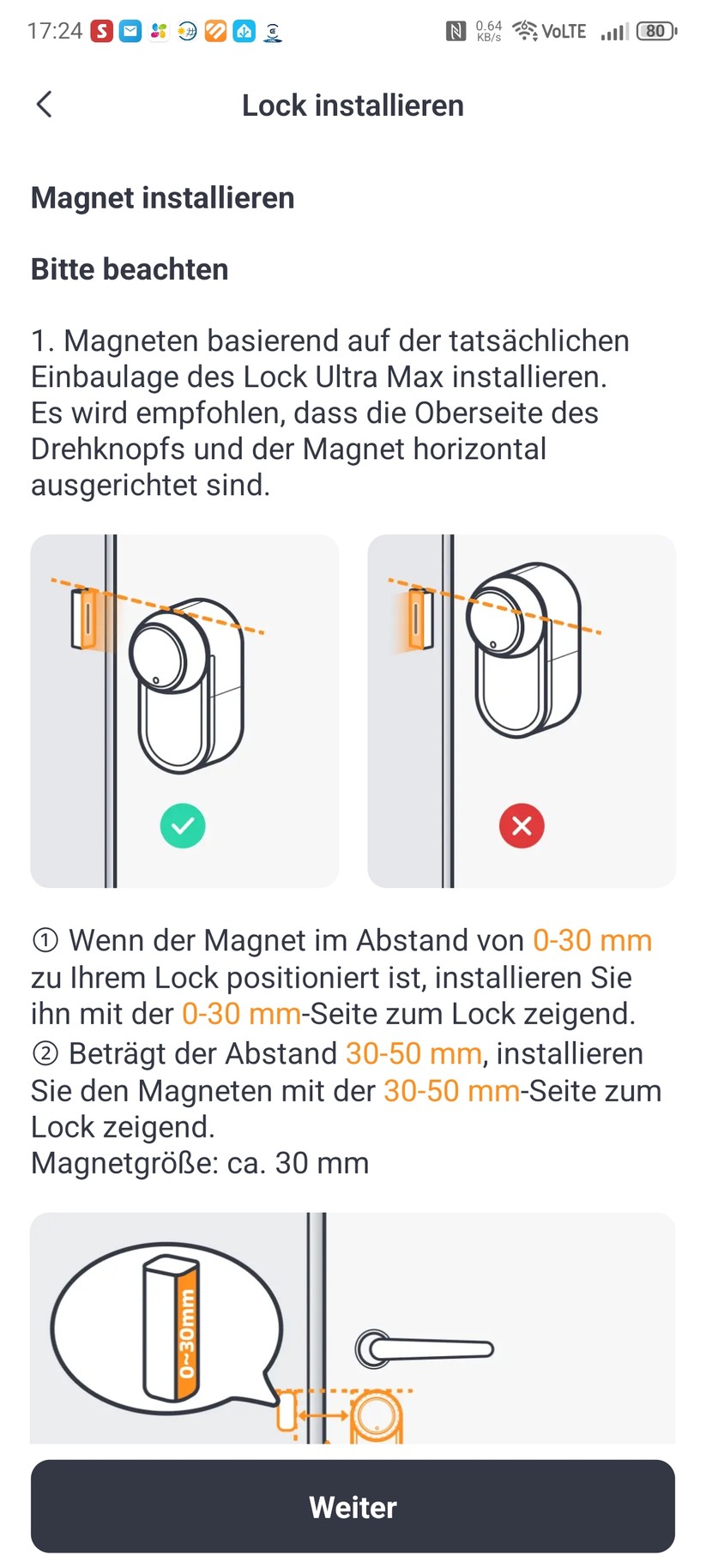 Die Switchbot-App ist auch für die Montage hilfreich.