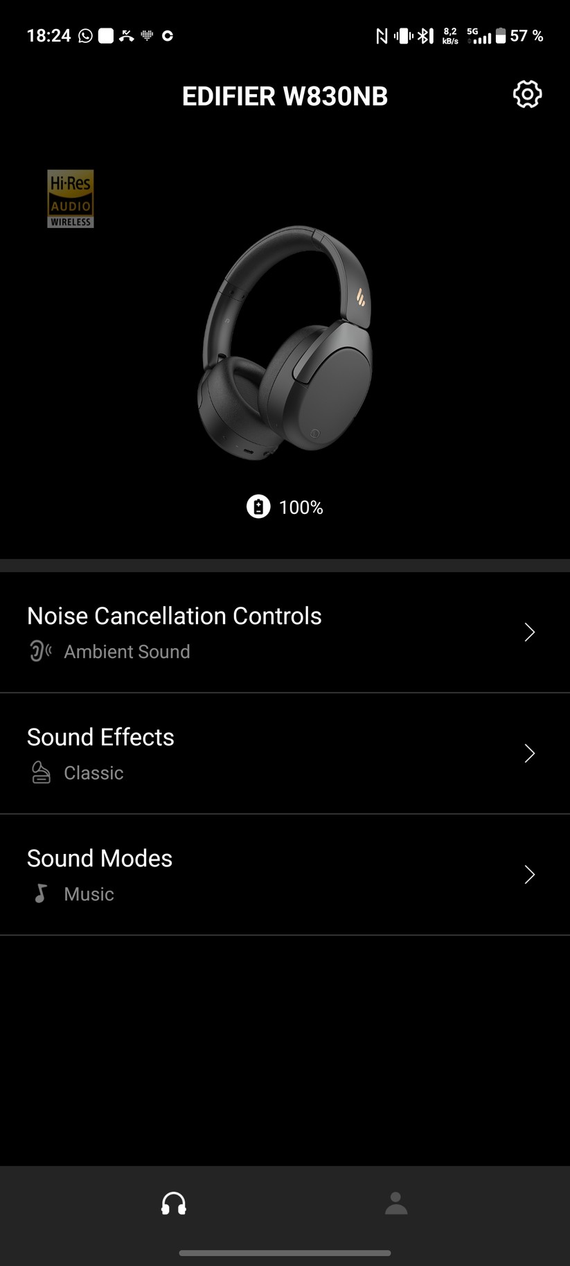 Edifier W830NB Screenshot