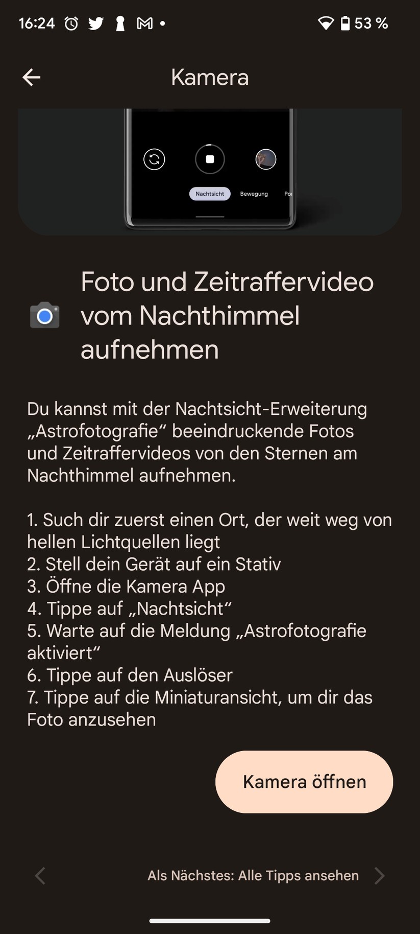 Google Pixel 7 Software-Funktionen