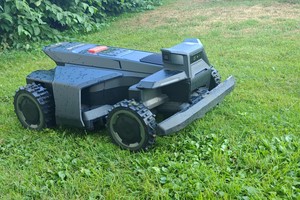  Starker Allrad-Mähroboter im Raumschiff-Look