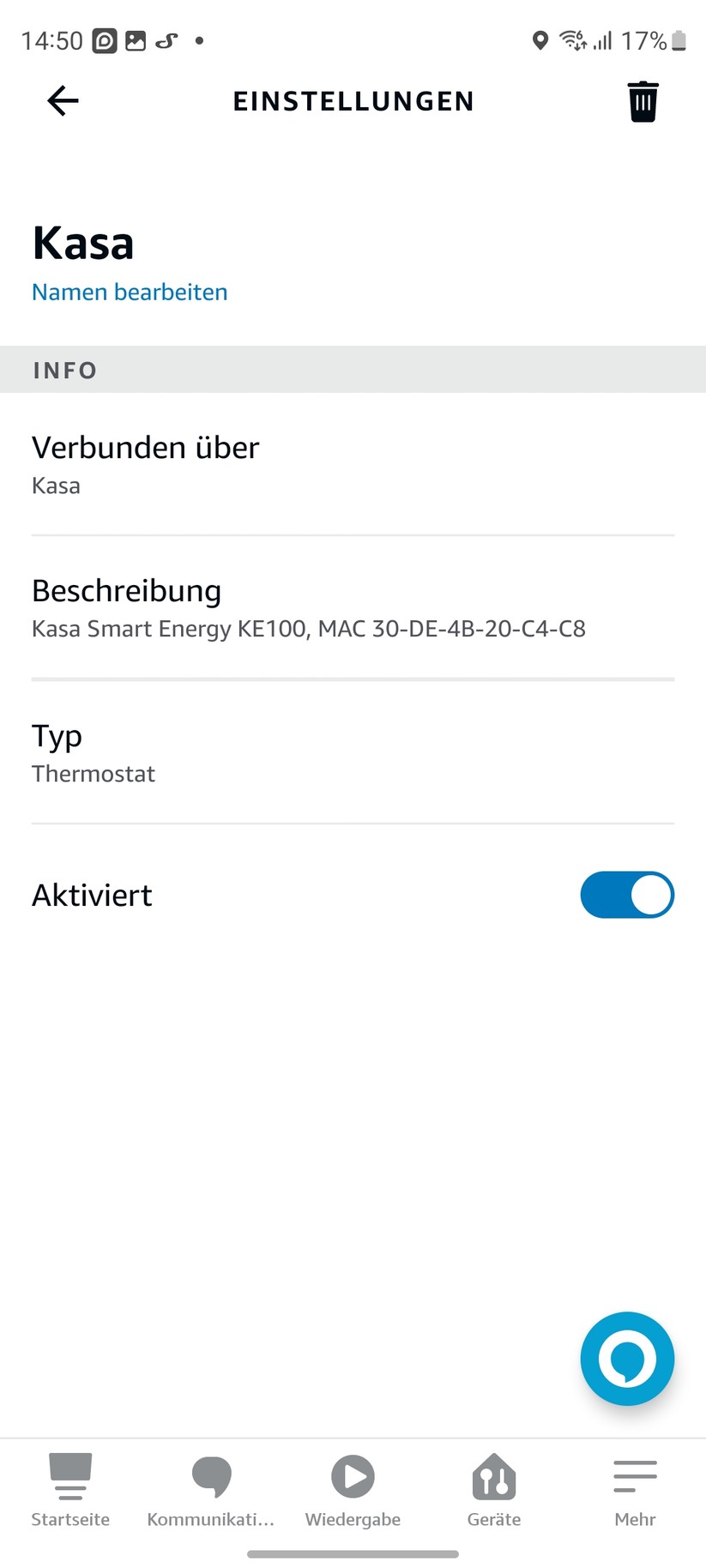  Koppelung mit Amazon Alex